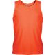 PA441 férfi ujjatlan sporttrikó Proact, Fluorescent Orange-XL