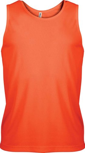 PA441 férfi ujjatlan sporttrikó Proact, Fluorescent Orange-XS
