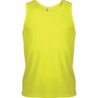   PA441 férfi ujjatlan sporttrikó Proact, Fluorescent Yellow-2XL