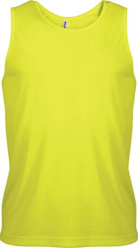 PA441 férfi ujjatlan sporttrikó Proact, Fluorescent Yellow-3XL
