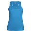PA442 Női sporthátú ujjatlan sporttrikó Proact, Aqua Blue-S