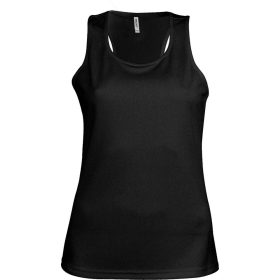 PA442 Női sporthátú ujjatlan sporttrikó Proact, Black-XL