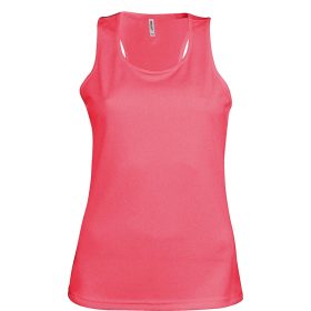   PA442 Női sporthátú ujjatlan sporttrikó Proact, Fluorescent Pink-XS
