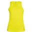 PA442 Női sporthátú ujjatlan sporttrikó Proact, Fluorescent Yellow-M