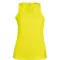 PA442 Női sporthátú ujjatlan sporttrikó Proact, Fluorescent Yellow-XS