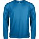 PA443 férfi hosszú ujjú kereknyakú sportpóló Proact, Aqua Blue-2XL