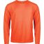 PA443 férfi hosszú ujjú kereknyakú sportpóló Proact, Fluorescent Orange-2XL