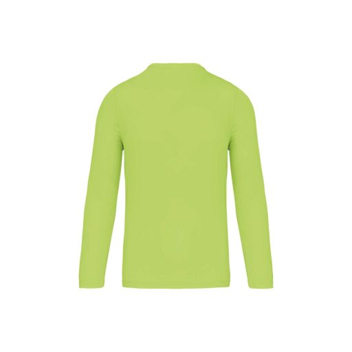 PA443 férfi hosszú ujjú kereknyakú sportpóló Proact, Lime-XL