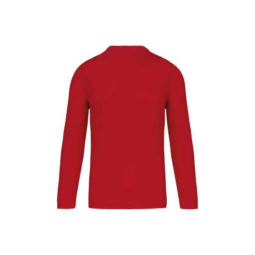 PA443 férfi hosszú ujjú kereknyakú sportpóló Proact, Red-XL