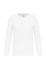 PA443 férfi hosszú ujjú kereknyakú sportpóló Proact, White-2XL