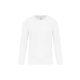 PA443 férfi hosszú ujjú kereknyakú sportpóló Proact, White-2XL