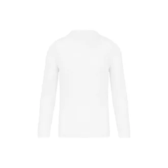   PA443 férfi hosszú ujjú kereknyakú sportpóló Proact, White-2XL