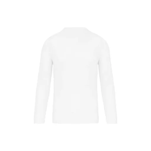 PA443 férfi hosszú ujjú kereknyakú sportpóló Proact, White-2XL