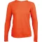PA444 Női hosszú ujjú kereknyakú sportpóló Proact, Fluorescent Orange-XL