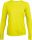 PA444 Női hosszú ujjú kereknyakú sportpóló Proact, Fluorescent Yellow-XS