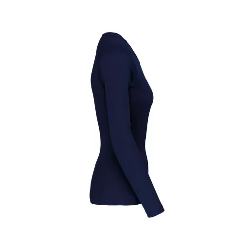 PA444 Női hosszú ujjú kereknyakú sportpóló Proact, Sporty Navy-L