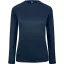 PA444 Női hosszú ujjú kereknyakú sportpóló Proact, Sporty Navy-XL