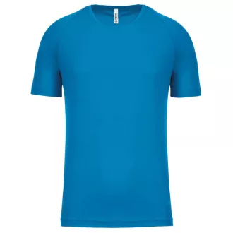   PA445 rövid ujjú kereknyakú gyerek sportpóló Proact, Aqua Blue-6/8