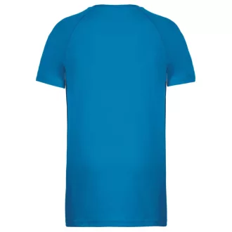   PA445 rövid ujjú kereknyakú gyerek sportpóló Proact, Aqua Blue-6/8