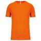PA445 rövid ujjú kereknyakú gyerek sportpóló Proact, Fluorescent Orange-12/14