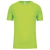 PA445 rövid ujjú kereknyakú gyerek sportpóló Proact, Lime-6/8