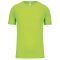 PA445 rövid ujjú kereknyakú gyerek sportpóló Proact, Lime-6/8