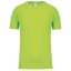PA445 rövid ujjú kereknyakú gyerek sportpóló Proact, Lime-8/10
