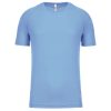 PA445 rövid ujjú kereknyakú gyerek sportpóló Proact, Sky Blue-6/8