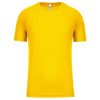 PA445 rövid ujjú kereknyakú gyerek sportpóló Proact, True Yellow-6/8