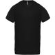 PA476 V-nyakú férfi rövid ujjú sportpóló Proact, Black-2XL