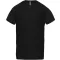 PA476 V-nyakú férfi rövid ujjú sportpóló Proact, Black-M
