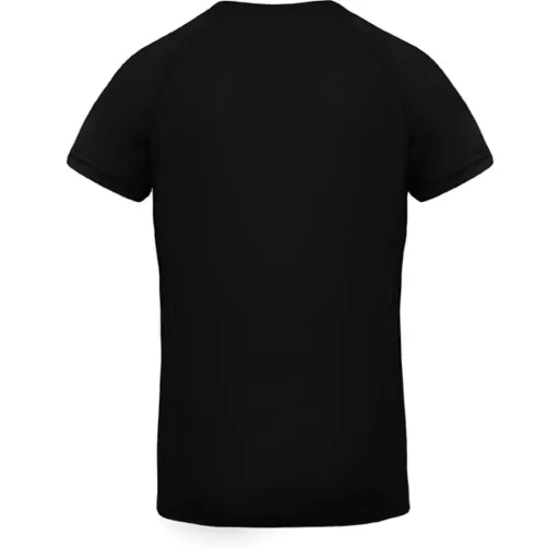 PA476 V-nyakú férfi rövid ujjú sportpóló Proact, Black-S