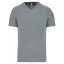 PA476 V-nyakú férfi rövid ujjú sportpóló Proact, Fine Grey-XL