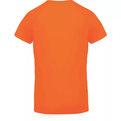 PA476 V-nyakú férfi rövid ujjú sportpóló Proact, Fluorescent Orange-L