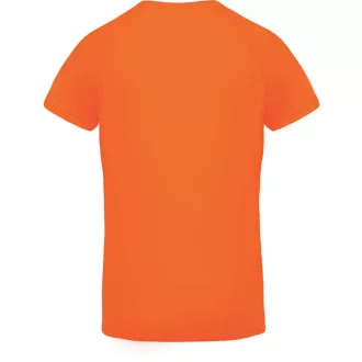   PA476 V-nyakú férfi rövid ujjú sportpóló Proact, Fluorescent Orange-XS