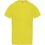 PA476 V-nyakú férfi rövid ujjú sportpóló Proact, Fluorescent Yellow-M