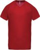 PA476 V-nyakú férfi rövid ujjú sportpóló Proact, Red-XL
