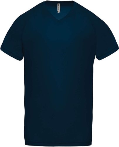 PA476 V-nyakú férfi rövid ujjú sportpóló Proact, Sporty Navy-XL