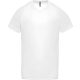 PA476 V-nyakú férfi rövid ujjú sportpóló Proact, White-2XL