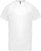 PA476 V-nyakú férfi rövid ujjú sportpóló Proact, White-XS