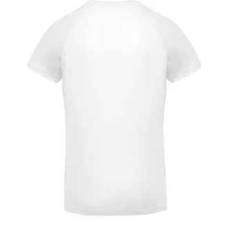   PA476 V-nyakú férfi rövid ujjú sportpóló Proact, White-XS