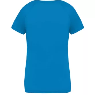   PA477 Női rövid ujjú V-nyakú sportpóló Proact, Aqua Blue-XS