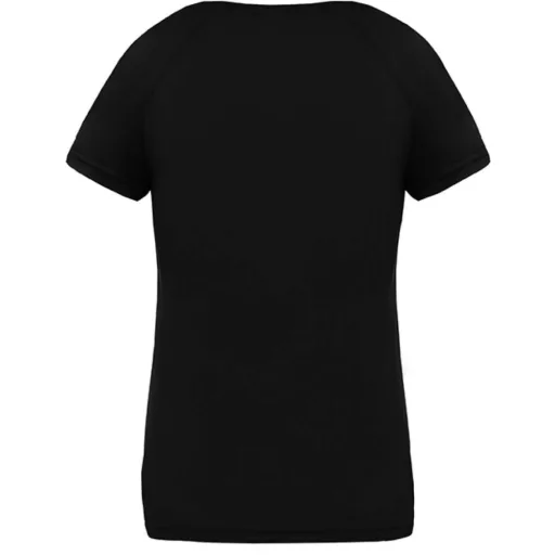 PA477 Női rövid ujjú V-nyakú sportpóló Proact, Black-S