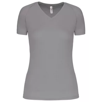   PA477 Női rövid ujjú V-nyakú sportpóló Proact, Fine Grey-XS