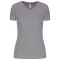PA477 Női rövid ujjú V-nyakú sportpóló Proact, Fine Grey-XS