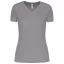 PA477 Női rövid ujjú V-nyakú sportpóló Proact, Fine Grey-XS