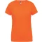 PA477 Női rövid ujjú V-nyakú sportpóló Proact, Fluorescent Orange-M