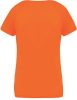 PA477 Női rövid ujjú V-nyakú sportpóló Proact, Fluorescent Orange-XS