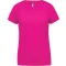 PA477 Női rövid ujjú V-nyakú sportpóló Proact, Fuchsia-L