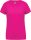 PA477 Női rövid ujjú V-nyakú sportpóló Proact, Fuchsia-XS